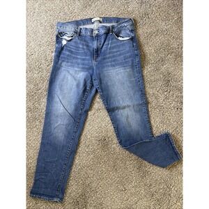 Gap 1969 Women's Jeans Real Straight Blue Size 33R